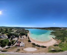 Vue 360° sur le lac de Clairvaux-les-lacs