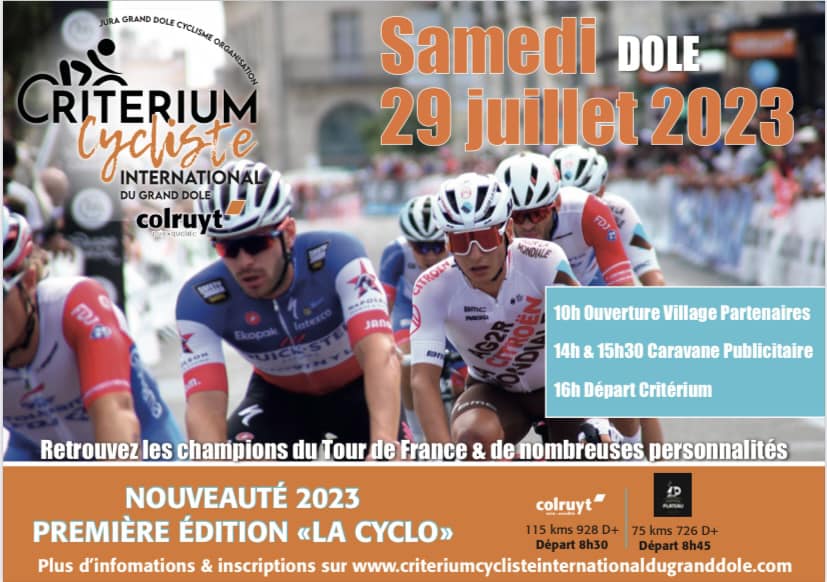 Critérium cycliste international du Grand Dole - Jura Tourisme