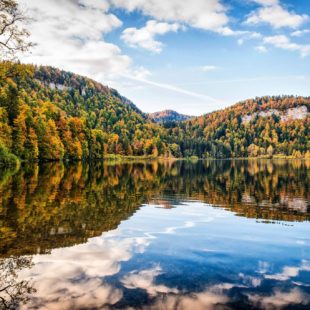 Lac de Bonlieu en Automne