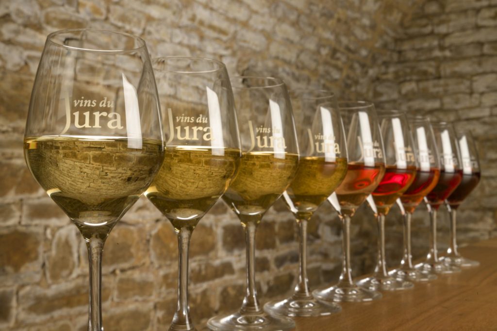 Palette de Vins du Jura © Stéphane Godin/Jura Tourisme