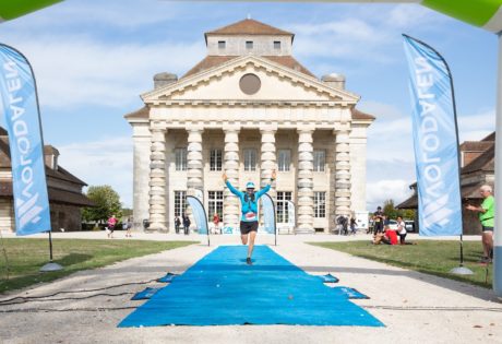 Arrivée du trail des 2 Salines