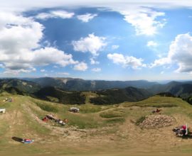 Vue 360° depuis le Crêt de Chalam, massif du Jura