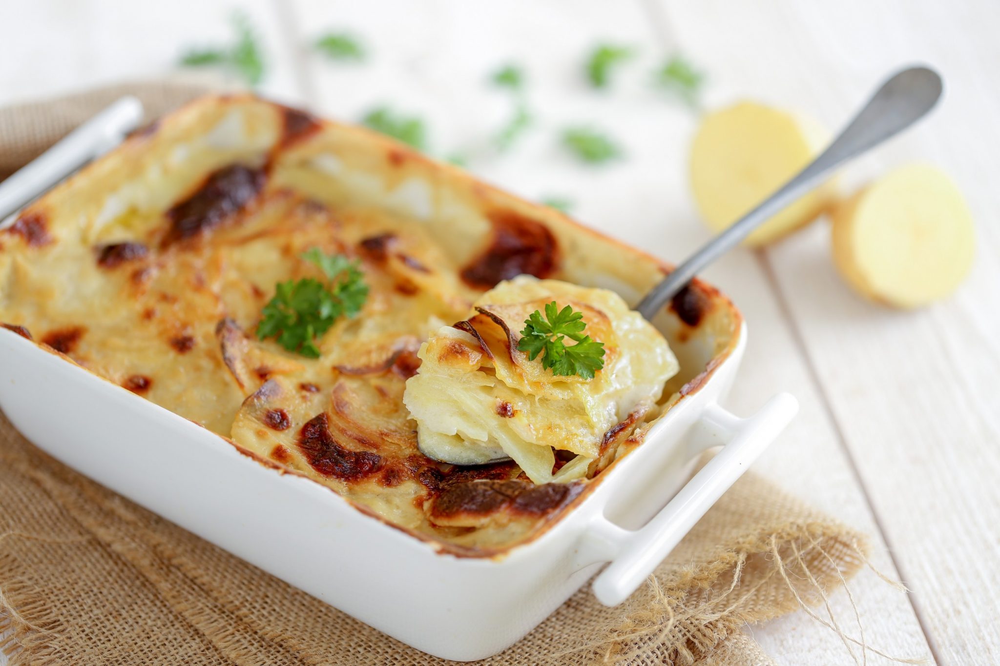 Recette Gratin dauphinois au Comté - Jura Tourisme