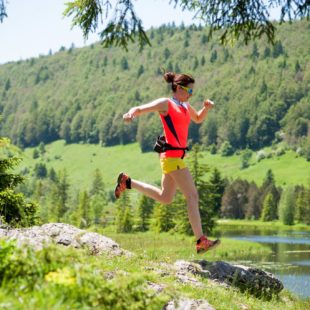Traileuse au lac des Rousses