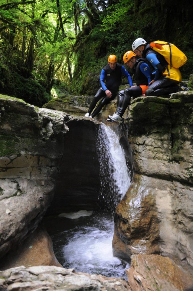 Canyoning dans les gorges de Malvaux © Horizon Canyon
