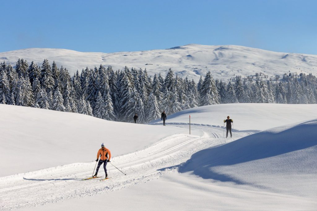 Ski nordique dans les Hautes-Combes © Stéphane Godin/Jura Tourisme
