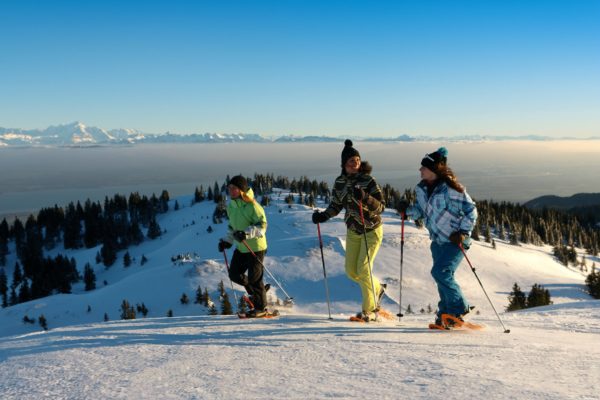 Organiser une sortie en raquettes à neige
