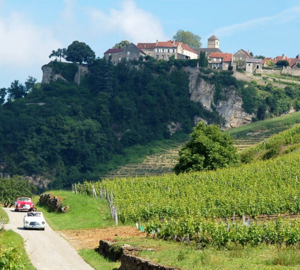 Balade en voiture à Château-Chalon