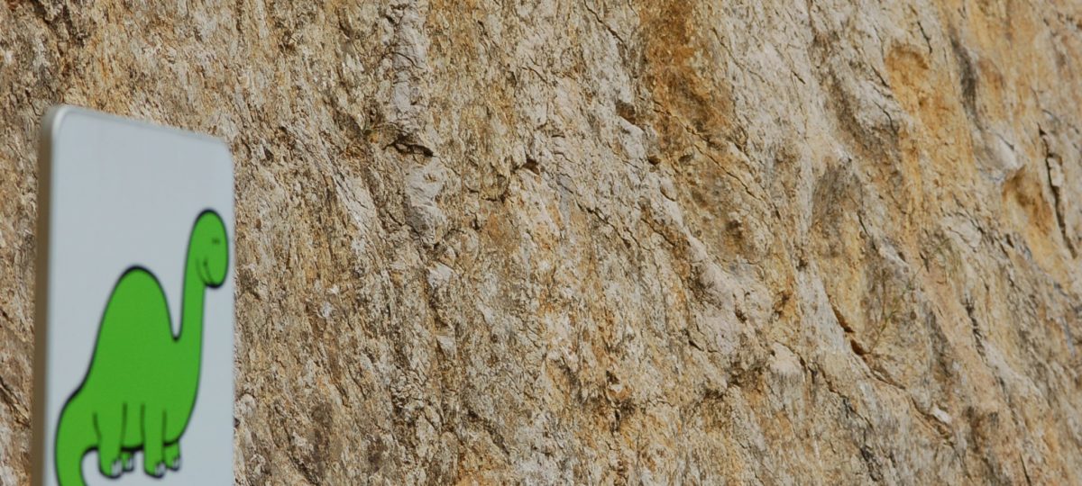 Trace de Dinosaure à Coisia