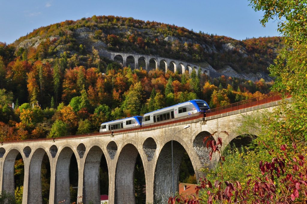 Ligne des Hirondelles à Morez © Jack Carrot/Jura Tourisme