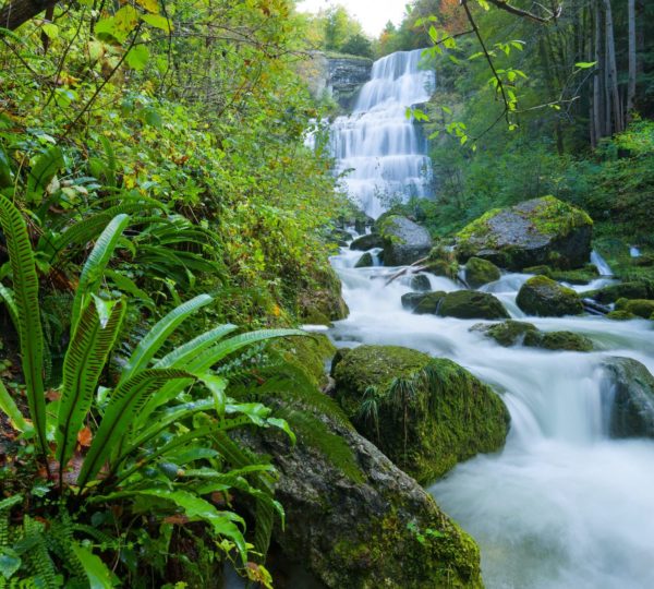 L'Éventail aux cascades du Hérisson © Stéphane Godin/Jura Tourisme