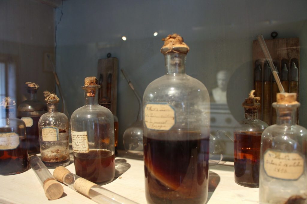 Laboratoire à la Maison Pasteur à Arbois © Aline Dalloz/Jura Tourisme