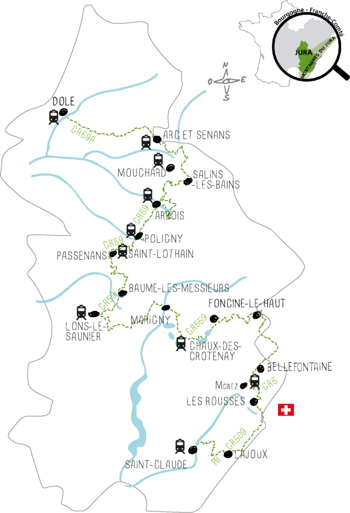 Échappée Jurassienne, Grand itinéraire randonnée pédestre - Jura Tourisme