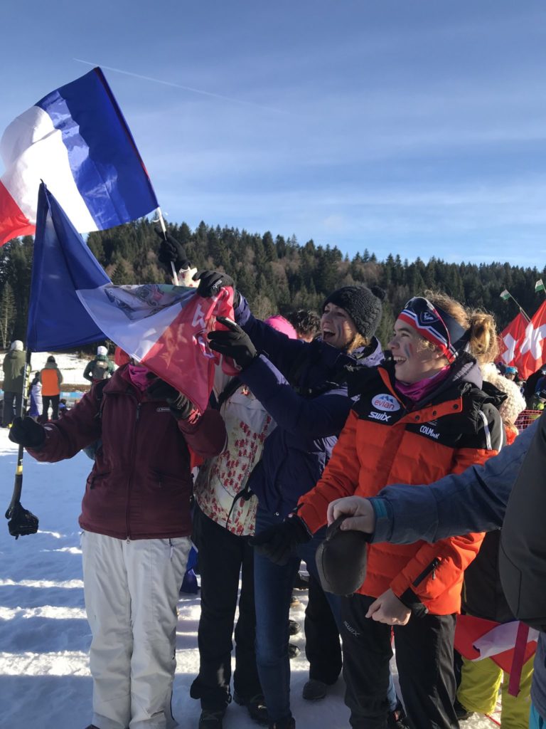 Supporteurs aux Jeux Olympiques de la Jeunesse Lausanne 2020 © Jura Tourisme