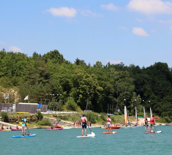 Base nautique de Bellecin sur le lac de Vouglans © Aline Dalloz/Jura Tourisme