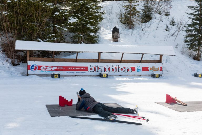 Initiation au biathlon© Ariane Fornia/Jura Tourisme