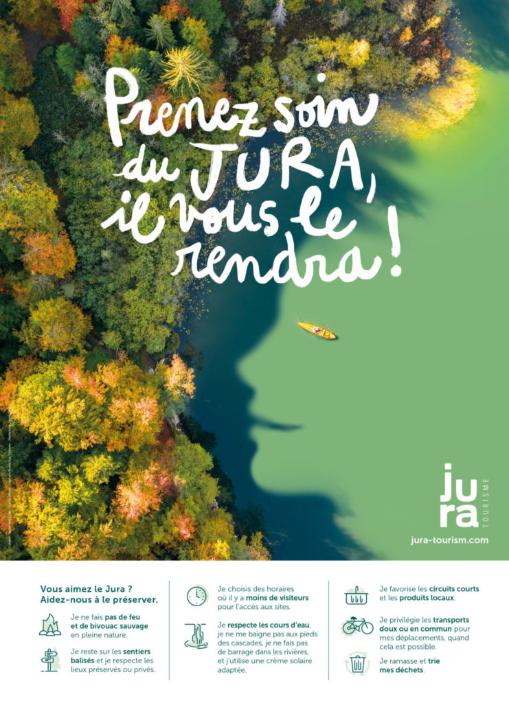 affiche automne prenez soin du jura il vous le rendra