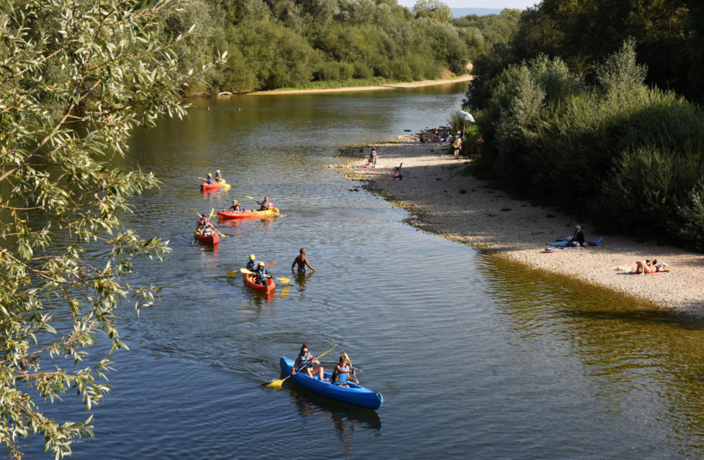 Canöés sur la Loue © Jean-Pierre Amet / Val d'Amour