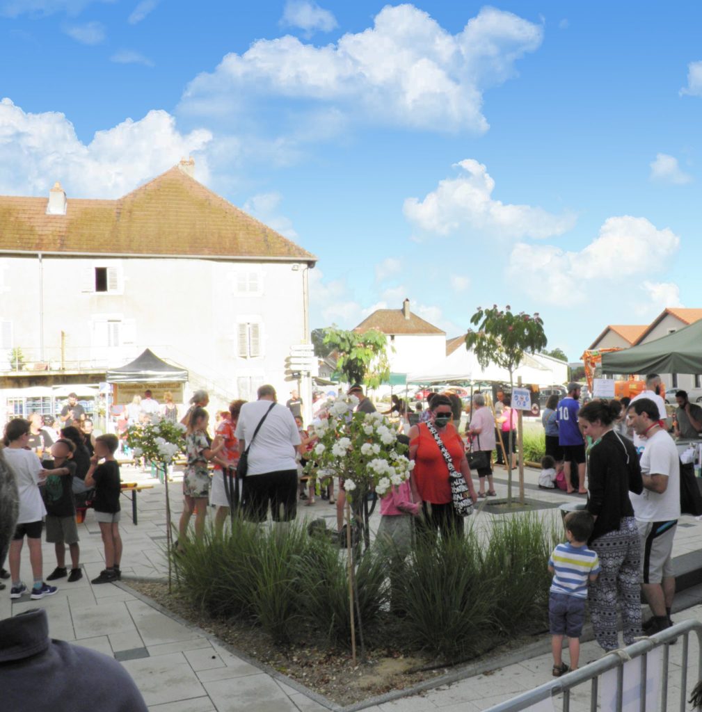 Marché à Orchamps © Jura Nord
