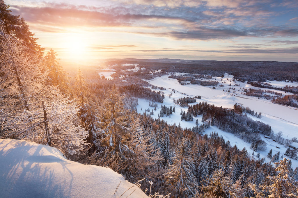 Belvédère de la roche Bernard © Aurélien Billois / Haut-Jura Arcade
