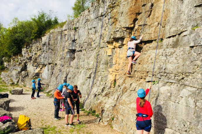 Escalade au dessus de Bellecin