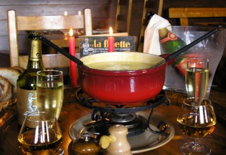 Service à fondue en fonte 10 pièces Gentiane