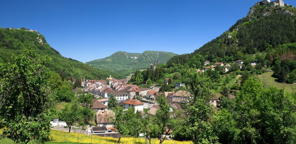 Vue sur Salins-les-Bains, © Stéphane Godin/Jura Tourisme