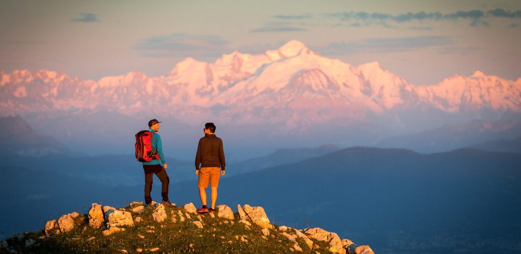 Vue sur le Mont Blanc © Benjamin Becker/Jura Tourisme