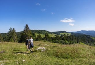 Le Crêt Pela par la combe du lac