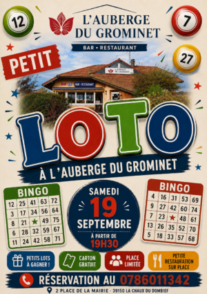 09 19 Loto Auberge du Grominet