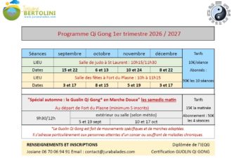 Spécial automne / Initiation au Guolin Qi Gong.