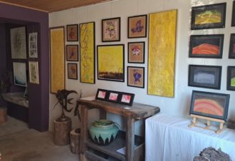 Atelier d’artiste, lieu d’exposition avec Christine Richard