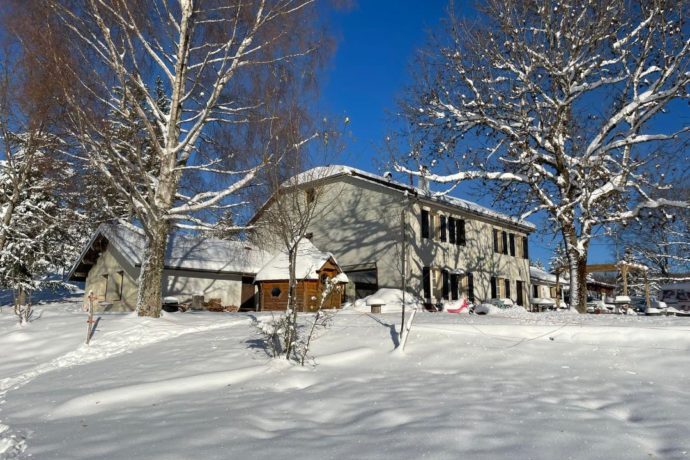 l&rsquo;auberge en hiver
