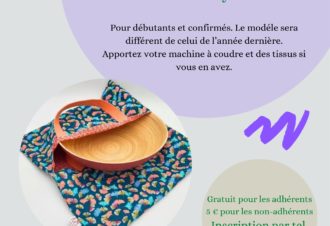 Atelier couture « sac à tartes »