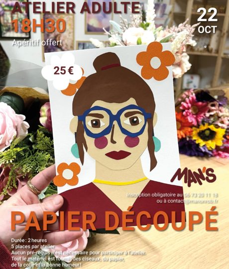 1811660Atelier « Papier découpé »
