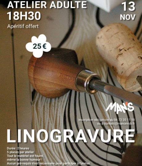 1871132Atelier adulte « linogravure »