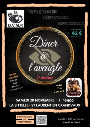 11 28 Dîner à l&rsquo;aveugle – 2 édition