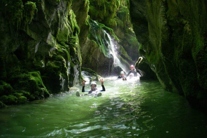 Lezard des Bois : canyoning