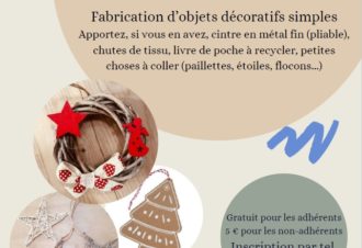 Atelier déco Noël