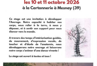 Le corps ancré