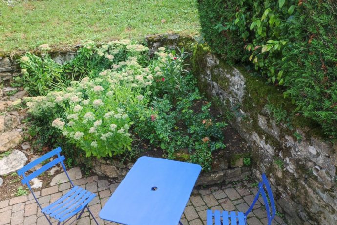 Petite terrasse abritée