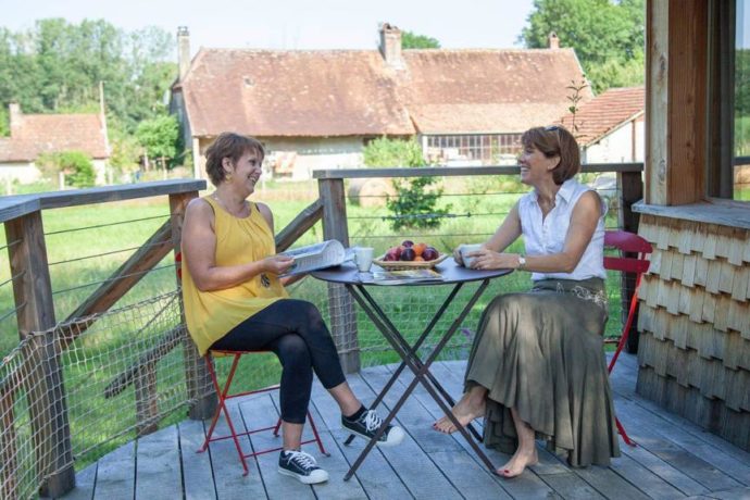 Grande terrasse bien exposée