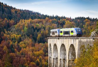 Ligne des hirondelles au départ de Saint-Claude à destination de Dole