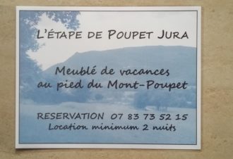 L’Étape de Poupet Jura