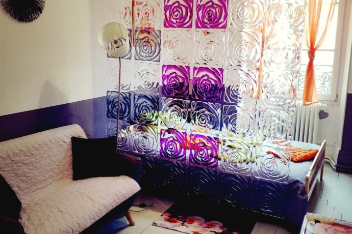 Pièce de vie et espace nuit