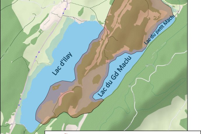carte zone de quiétude 4 lacs