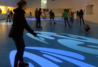 Patinoire/piste de roller de l’Espace des Mondes Polaires Paul-Émile Victor
