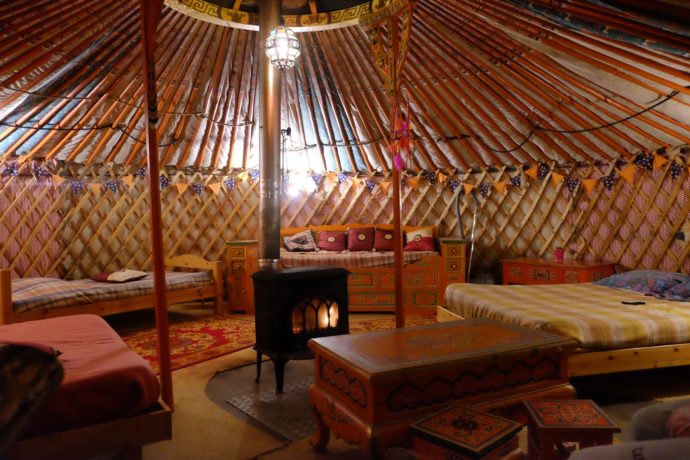 Intérieur Yourte