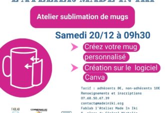 Atelier mug personnalisé
