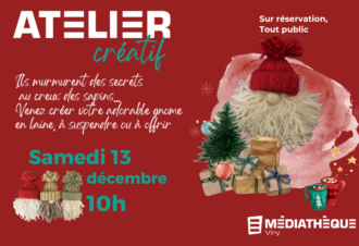 Médiathèque de Viry : Atelier créatif